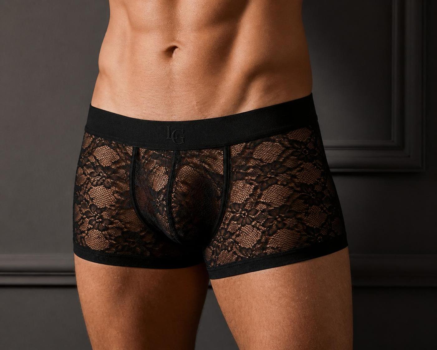 découvrez le boxer en dentelle pour homme alliant élégance et confort. adoptez un style audacieux et moderne avec cette lingerie raffinée et innovante.
