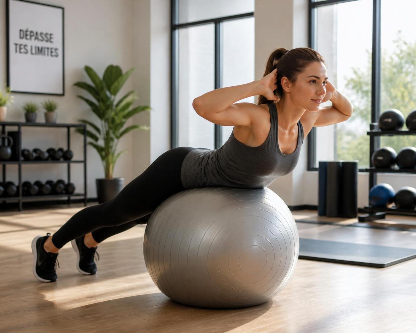 découvrez les bienfaits des exercices avec un swiss ball pour renforcer votre posture, améliorer votre équilibre et tonifier vos muscles en douceur.