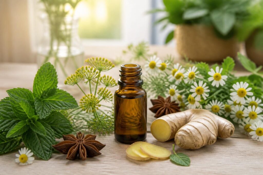 découvrez comment les huiles essentielles peuvent aider à faciliter la digestion et le transit intestinal. apprenez quelles plantes choisir pour améliorer votre bien-être digestif naturellement.