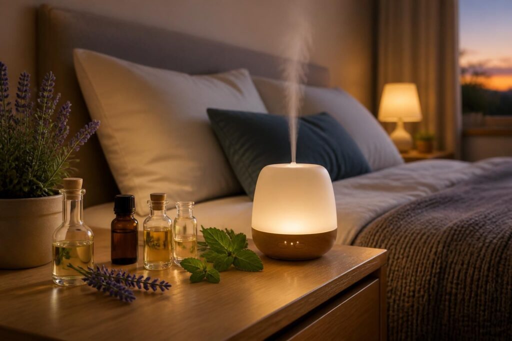 découvrez des recettes d'huiles essentielles efficaces contre le ronflement et des avis pour un sommeil plus calme et réparateur.