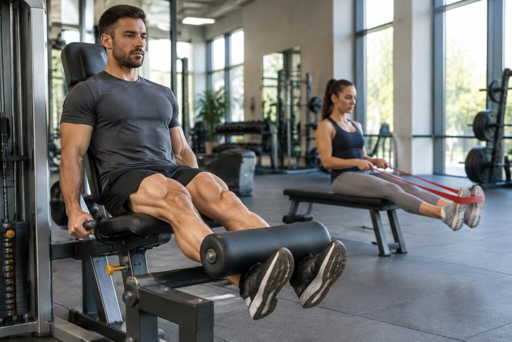 découvrez comment réaliser le leg extension avec ou sans machine pour renforcer vos jambes, travailler vos quadriceps et adapter l’exercice à votre niveau.